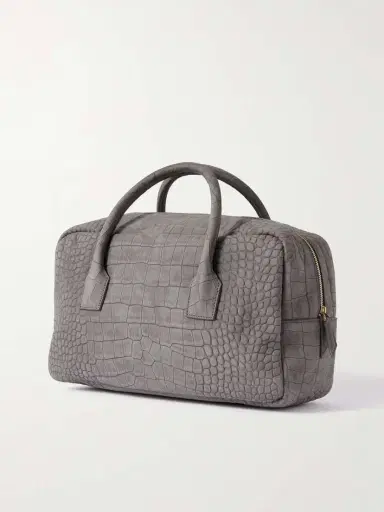 Calvin Klein Collection America Duffle Medium Croc-effect Suede Tote | Thumbnail 3 Calvin Klein Collection America Duffle Medium Croc-effect Suede Tote | Thumbnail 3