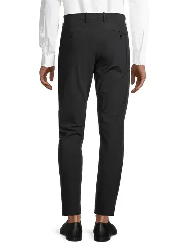 Zanella Men's Noah Flat-Front Pants - Black | Thumbnail 5 Zanella Men's Noah Flat-Front Pants - Black | Thumbnail 5