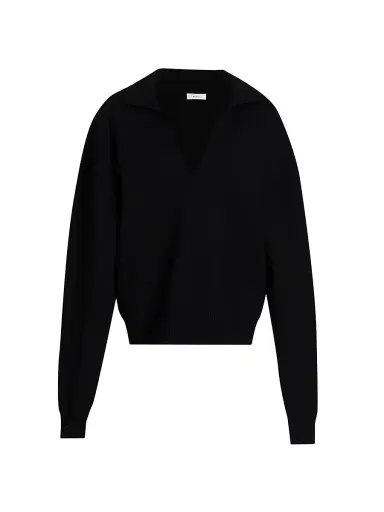 A.L.C. Women's Timmy Curved Sweater - Black | Thumbnail 1 A.L.C. Women's Timmy Curved Sweater - Black | Thumbnail 1
