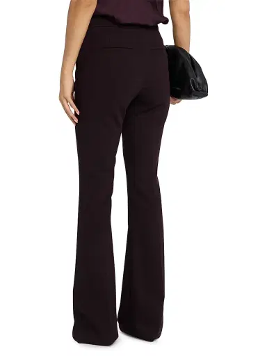 A.L.C. Women's Sophie Wool Gabardine Flare Pants - Plum | Thumbnail 4 A.L.C. Women's Sophie Wool Gabardine Flare Pants - Plum | Thumbnail 4