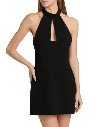 A.L.C. Women's Lucie Halterneck Minidress - Black | Thumbnail 3 A.L.C. Women's Lucie Halterneck Minidress - Black | Thumbnail 3