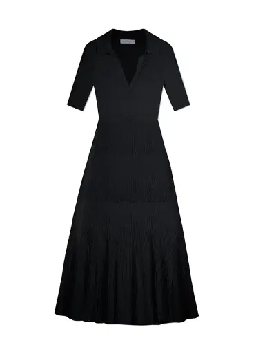 Simkhai Women's Pati Polo Midi-Dress - Black - Size XS | Thumbnail 1 Simkhai Women's Pati Polo Midi-Dress - Black - Size XS | Thumbnail 1