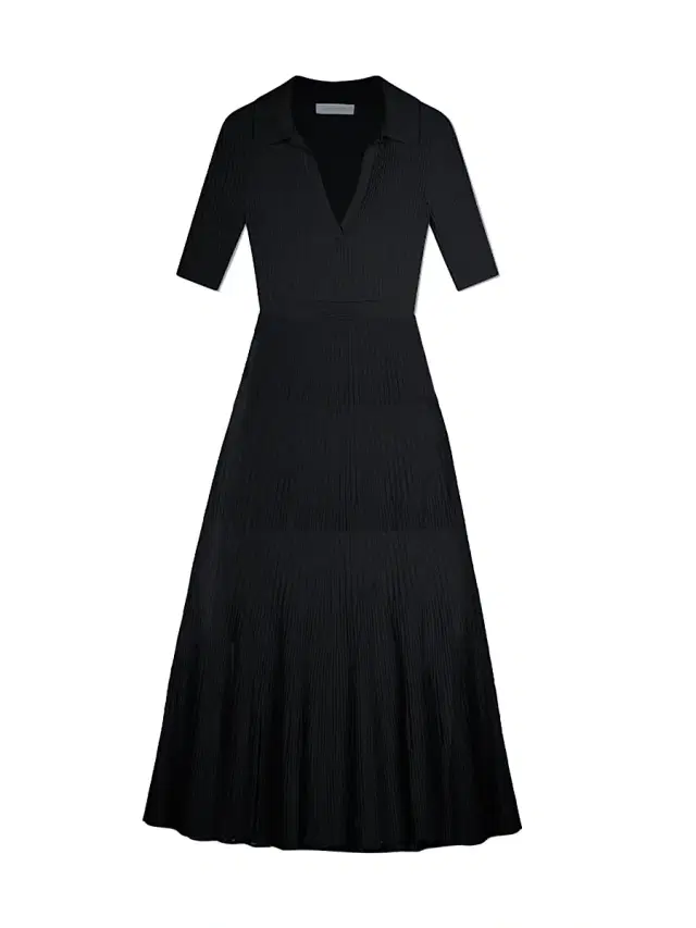 Women's Pati Polo Midi-Dress - Black Women's Pati Polo Midi-Dress - Black