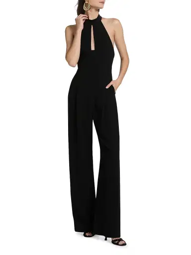A.L.C. Women's Lucie Cutout Jumpsuit - Black | Thumbnail 2 A.L.C. Women's Lucie Cutout Jumpsuit - Black | Thumbnail 2