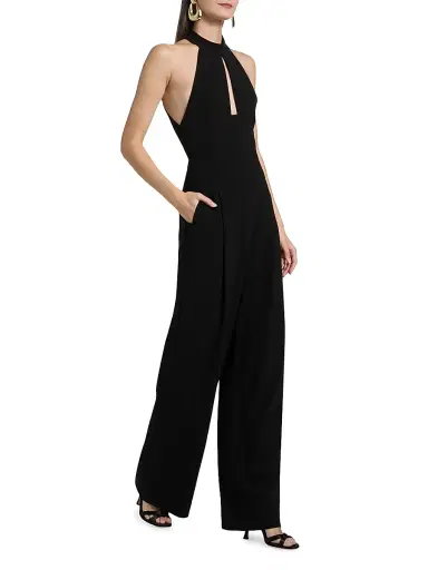 A.L.C. Women's Lucie Cutout Jumpsuit - Black | Thumbnail 4 A.L.C. Women's Lucie Cutout Jumpsuit - Black | Thumbnail 4