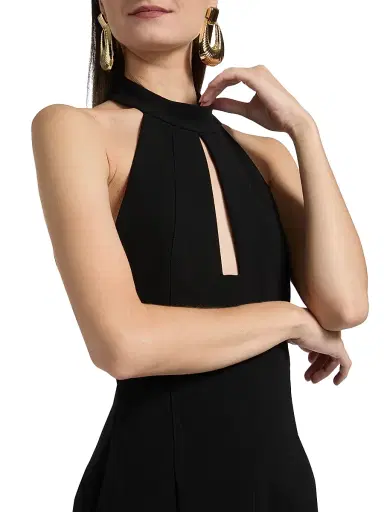 A.L.C. Women's Lucie Cutout Jumpsuit - Black | Thumbnail 6 A.L.C. Women's Lucie Cutout Jumpsuit - Black | Thumbnail 6