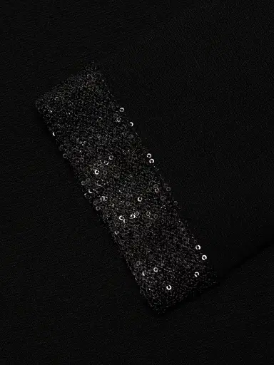 A.L.C. Women's Marley Embellished Long-Sleeve Crop Top - Black | Thumbnail 7 A.L.C. Women's Marley Embellished Long-Sleeve Crop Top - Black | Thumbnail 7