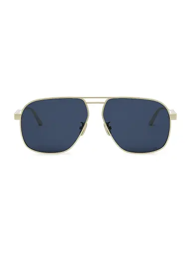 Dior Women's Cannage A3U 58MM Aviator Sunglasses - Shiny Gold Blue | Thumbnail 2 Dior Women's Cannage A3U 58MM Aviator Sunglasses - Shiny Gold Blue | Thumbnail 2