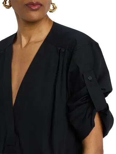 A.L.C. Women's Jordan Long-Sleeve Tunic Midi-Dress - Black | Thumbnail 5 A.L.C. Women's Jordan Long-Sleeve Tunic Midi-Dress - Black | Thumbnail 5
