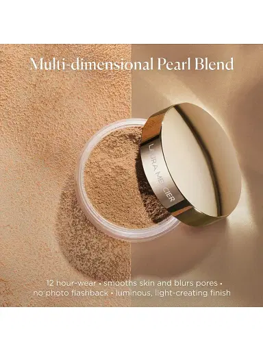 Laura Mercier Women's Translucent Loose Setting Powder Light Catcher - Honey Star | Thumbnail 4 Laura Mercier Women's Translucent Loose Setting Powder Light Catcher - Honey Star | Thumbnail 4