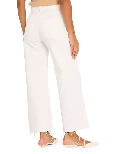 Veronica Beard Women's Taylor High-Rise Wide-Leg Crop Jeans | Thumbnail 4 Veronica Beard Women's Taylor High-Rise Wide-Leg Crop Jeans | Thumbnail 4