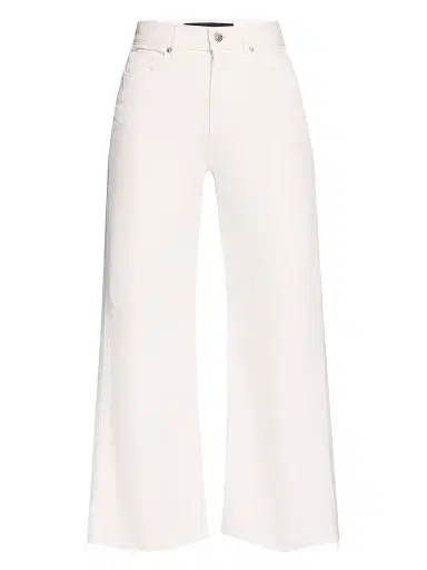 Veronica Beard Women's Taylor High-Rise Wide-Leg Crop Jeans | Thumbnail 1 Veronica Beard Women's Taylor High-Rise Wide-Leg Crop Jeans | Thumbnail 1