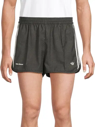 Adidas Men's x Wales Bonner Wool-Blend Shorts - Dark Grey Heather - Size Medium | Thumbnail 3 Adidas Men's x Wales Bonner Wool-Blend Shorts - Dark Grey Heather - Size Medium | Thumbnail 3