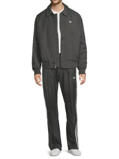 adidas Men's x Wales Bonner Wool-Blend Jacket - Dark Grey Heather | Thumbnail 2 adidas Men's x Wales Bonner Wool-Blend Jacket - Dark Grey Heather | Thumbnail 2