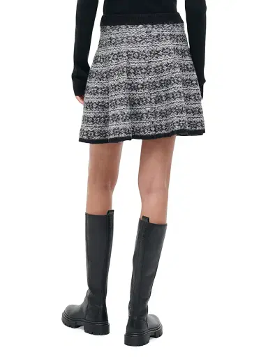 Staud Women's Geri Geometric Knit A-Line Miniskirt - Telluride | Thumbnail 5 Staud Women's Geri Geometric Knit A-Line Miniskirt - Telluride | Thumbnail 5