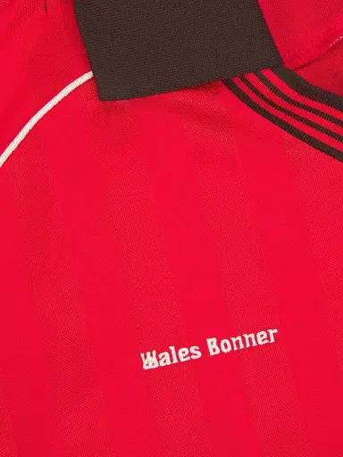 adidas Men's x Wales Bonner Football T-Shirt - Better Scarlet | Thumbnail 6 adidas Men's x Wales Bonner Football T-Shirt - Better Scarlet | Thumbnail 6