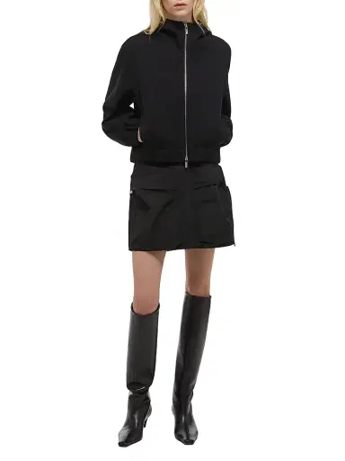 Helmut Lang Women's Hooded Shell Jacket - Black | Thumbnail 2 Helmut Lang Women's Hooded Shell Jacket - Black | Thumbnail 2