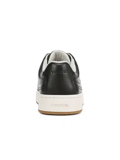 Vince Men's Wilder Court Leather Lace-Up Sneakers - Black | Thumbnail 3 Vince Men's Wilder Court Leather Lace-Up Sneakers - Black | Thumbnail 3