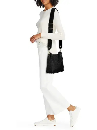 GiGi New York Women's Elle Leather Crossbody Bag - Beech Wood | Thumbnail 14 GiGi New York Women's Elle Leather Crossbody Bag - Beech Wood | Thumbnail 14