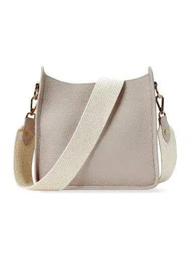 GiGi New York Women's Elle Leather Crossbody Bag - Beech Wood | Thumbnail 1 GiGi New York Women's Elle Leather Crossbody Bag - Beech Wood | Thumbnail 1