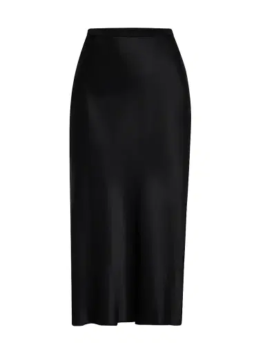 Anine Bing Women's Bar Silk Bias-Cut Skirt - Black | Thumbnail 1 Anine Bing Women's Bar Silk Bias-Cut Skirt - Black | Thumbnail 1