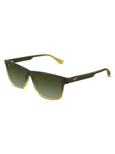 Maui Jim Men's 55MM Rectangular Sunglasses - Green | Thumbnail 1 Maui Jim Men's 55MM Rectangular Sunglasses - Green | Thumbnail 1