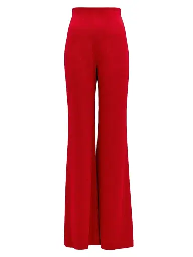 Silvia Tcherassi Women's Palermo Straight Pants - Rouge | Thumbnail 1 Silvia Tcherassi Women's Palermo Straight Pants - Rouge | Thumbnail 1