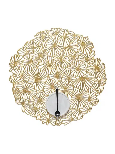 Chilewich Pressed Daisy Placemat - Gilded | Thumbnail 2 Chilewich Pressed Daisy Placemat - Gilded | Thumbnail 2