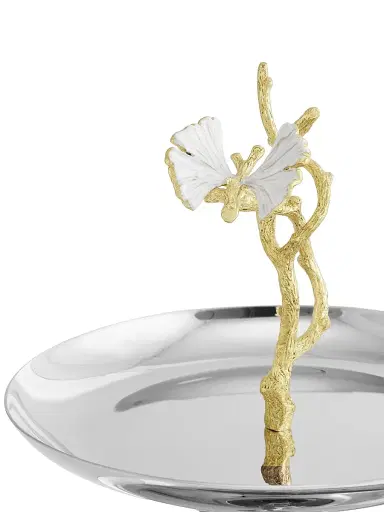 Michael Aram Butterfly Ginkgo Gold 2-Tier Etagere | Thumbnail 4 Michael Aram Butterfly Ginkgo Gold 2-Tier Etagere | Thumbnail 4