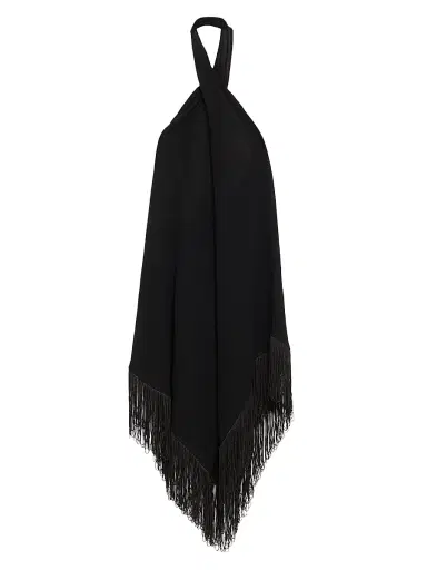 PQ Swim Women's Kate Fringe-Trim Dress - Black | Thumbnail 1 PQ Swim Women's Kate Fringe-Trim Dress - Black | Thumbnail 1