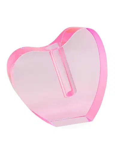 Tizo Crystal Heart Vase - Red Large | Thumbnail 5 Tizo Crystal Heart Vase - Red Large | Thumbnail 5