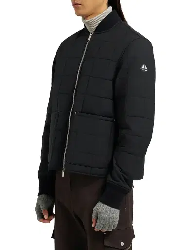 Moose Knuckles Men's Shell Jackets Walker Liner Quilted Puffer Bomber Jacket | Thumbnail 4 Moose Knuckles Men's Shell Jackets Walker Liner Quilted Puffer Bomber Jacket | Thumbnail 4