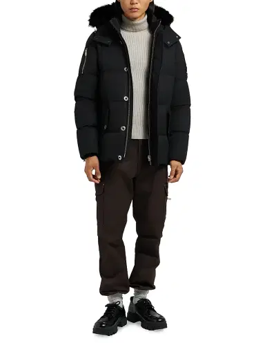 Moose Knuckles Men's Originals 3Q Shearling-Hood Jacket | Thumbnail 2 Moose Knuckles Men's Originals 3Q Shearling-Hood Jacket | Thumbnail 2