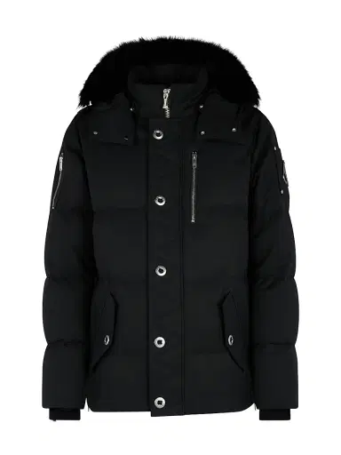 Moose Knuckles Men's Originals 3Q Shearling-Hood Jacket | Thumbnail 1 Moose Knuckles Men's Originals 3Q Shearling-Hood Jacket | Thumbnail 1