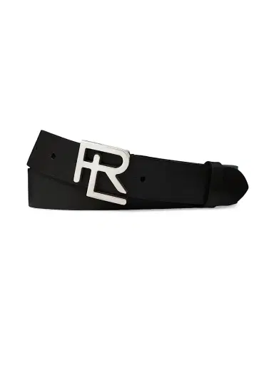 Ralph Lauren Purple Label Men's Logo Leather Belt | Thumbnail 1 Ralph Lauren Purple Label Men's Logo Leather Belt | Thumbnail 1
