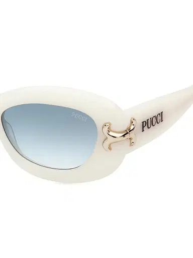 Pucci Women's 52MM Geometric Sunglasses - White | Thumbnail 3 Pucci Women's 52MM Geometric Sunglasses - White | Thumbnail 3