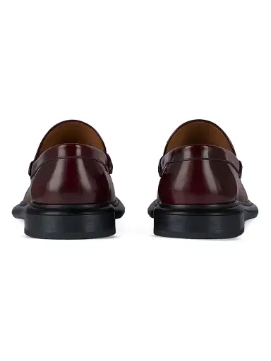 Givenchy Women's Gent Loafers in Brushed Leather - Burgundy | Thumbnail 3 Givenchy Women's Gent Loafers in Brushed Leather - Burgundy | Thumbnail 3