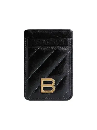 Balenciaga Women's Crush Magnet Card Holder | Thumbnail 1 Balenciaga Women's Crush Magnet Card Holder | Thumbnail 1