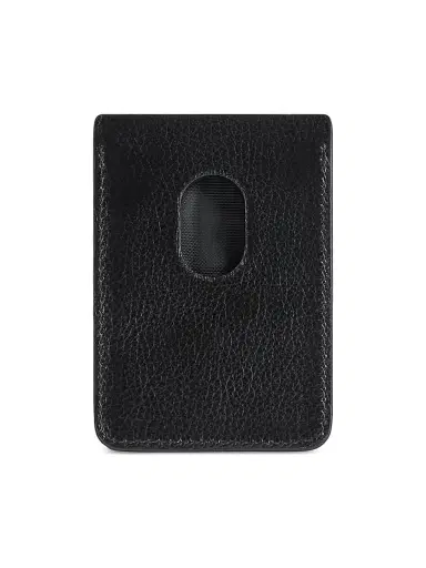 Balenciaga Women's Crocodile Embossed Cash Magnet Card Holder - Black White | Thumbnail 2 Balenciaga Women's Crocodile Embossed Cash Magnet Card Holder - Black White | Thumbnail 2