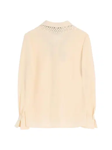 Valentino Garavani Women's Crepe De Chine Shirt - Ivory - Size 0 | Thumbnail 2 Valentino Garavani Women's Crepe De Chine Shirt - Ivory - Size 0 | Thumbnail 2