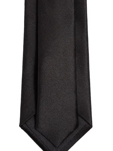 Valentino Garavani Men's Valentie Silk Tie with VLogo Signature Detail | Thumbnail 3 Valentino Garavani Men's Valentie Silk Tie with VLogo Signature Detail | Thumbnail 3