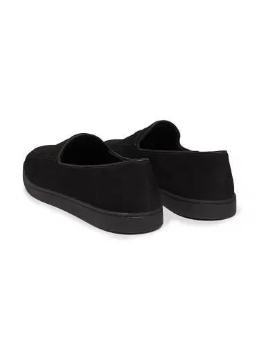 Church's Men's Peebles Suede Top-Stitched Penny Loafers - Black | Thumbnail 3 Church's Men's Peebles Suede Top-Stitched Penny Loafers - Black | Thumbnail 3