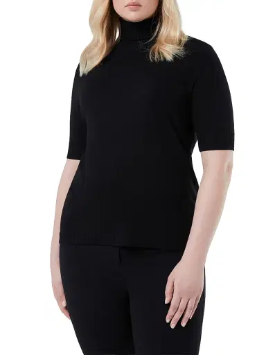 Marina Rinaldi Women's Cashmere Jumper - Black | Thumbnail 2 Marina Rinaldi Women's Cashmere Jumper - Black | Thumbnail 2