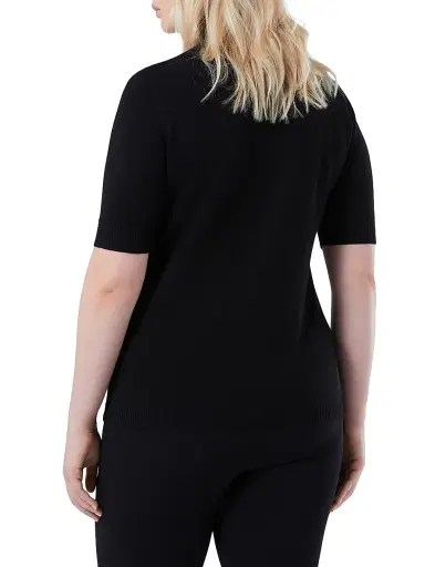 Marina Rinaldi Women's Cashmere Jumper - Black | Thumbnail 3 Marina Rinaldi Women's Cashmere Jumper - Black | Thumbnail 3