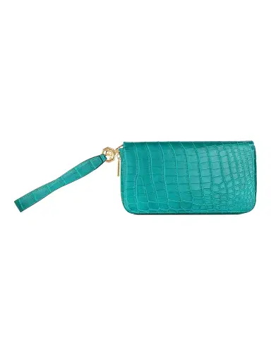 Stefano Ricci Men's Exquisite Crocodile Leather Wallet - Turquoise | Thumbnail 2 Stefano Ricci Men's Exquisite Crocodile Leather Wallet - Turquoise | Thumbnail 2