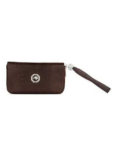 Stefano Ricci Men's Sophisticated Crocodile Bag with Detachable Handle - Dark Brown | Thumbnail 1 Stefano Ricci Men's Sophisticated Crocodile Bag with Detachable Handle - Dark Brown | Thumbnail 1