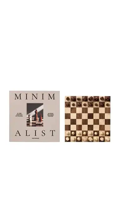Printworks Wood Chess The Minimalist | Thumbnail 1 Printworks Wood Chess The Minimalist | Thumbnail 1