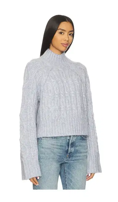 Tularosa Arta Mock Neck Cable Sweater | Thumbnail 2 Tularosa Arta Mock Neck Cable Sweater | Thumbnail 2