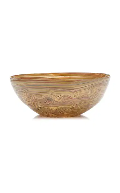 Moda Domus Calcedonio Glass Salad Bowl - Neutral | Thumbnail 6 Moda Domus Calcedonio Glass Salad Bowl - Neutral | Thumbnail 6