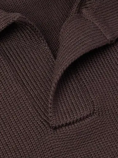 Thom Sweeney Skipper Wool Polo Shirt - Men | Thumbnail 4 Thom Sweeney Skipper Wool Polo Shirt - Men | Thumbnail 4